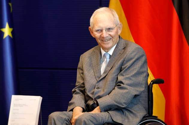 Wolfgang Schäuble bei der Übergabe des Abschlussberichts des 3. Untersuchungsausschusses Wirecard an Bundestagspräsident Schäuble auf derPräsidialebene im Reichstagsgebäude. Berlin, 22.06.2021 Foto:xC.xHardtx xFuturexImage