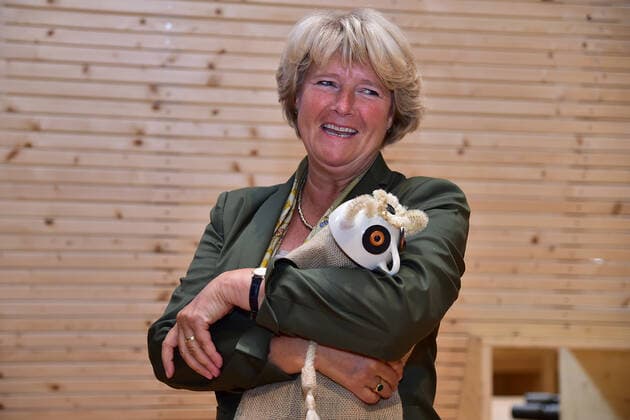 Eröffnung ANOHA im Jüdischen Museum Berlin Prof. Monika Grütters, MdB Kulturministerin, mit Lieblingsstofftier Katta, Lemur PK zur Eröffnung der Kinderwelt ANOHA im Jüdischen Museum in Berlin am 23.06.2021 *** Opening of ANOHA at the Jewish Museum Berlin Prof. Monika Grütters, MdB Minister of Culture, with her favourite stuffed animal Katta, Lemur PK for the opening of the childrens world ANOHA at the Jewish Museum in Berlin on 23 06 2021 Photopress Mueller