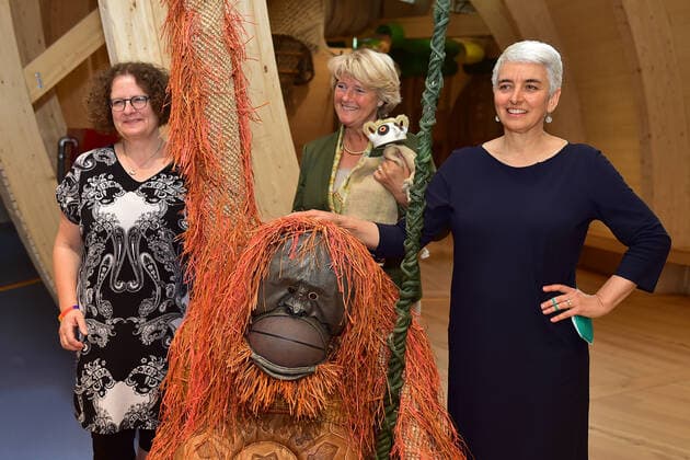 Eröffnung ANOHA im Jüdischen Museum Berlin Dr.Ane Kleine-Engel, Leiterin der KInderwelt ANOHA, Jüdisches Museum Berlin, Prof. Monika Grütters, MdB Kulturministerin, Hetty Berg, Direktorin des Jüdischen Museum Berlin PK zur Eröffnung der Kinderwelt ANOHA im Jüdischen Museum in Berlin am 23.06.2021 *** Opening of ANOHA at the Jewish Museum Berlin Dr Ane Kleine Engel, Director of the Childrens World ANOHA, Jewish Museum Berlin, Prof Monika Grütters, MdB Minister of Culture, Hetty Berg, Director of the Jewish Museum Berlin PK for the opening of the Childrens World ANOHA at the Jewish Museum in Berlin on 23 06 2021 Photopress Mueller