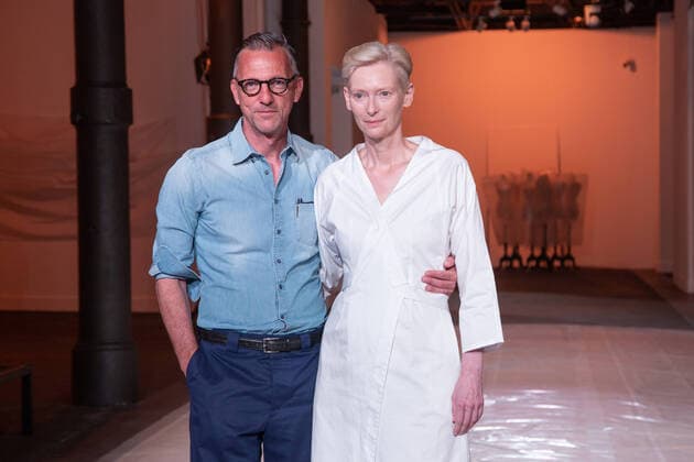 Bilder des Jahres 2021, Entertainment 06 Juni Entertainment Themen der Woche KW25 Entertainment Bilder des Tages Italy: Tilda Swinton in Embodying Pasolini in Rome British actress and performer Tilda Swinton and Olivier Saillard Rome Italy Mattatoio Copyright: MatteoxNardone