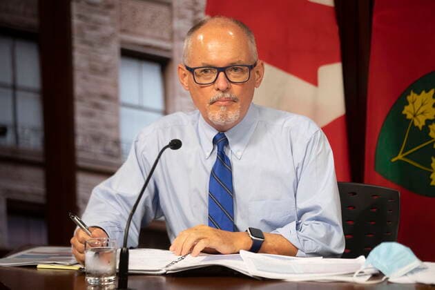 June 24, 2021, Toronto, on, Canada: Dr. Kieran Moore attends a press briefing at Queens Park in Toronto on Thursday June 24, 2021. Moore will officially take over the job of Ontario s chief medical officer of the health on June 26. Toronto Canada  - ZUMAc35_ 20210624_zaf_c35_021 Copyright: xChrisxYoungx