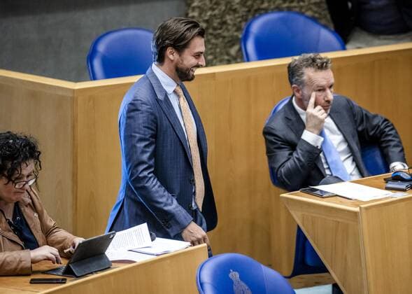 THE HAGUE - Thierry Baudet (Forum for Democracy) in the House of Representatives during a debate about the developments surrounding the corona virus. REMKO DE WAAL W Copyright: xHollandsexHoogtex xxANPx x432981700x