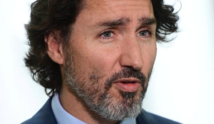 June 25, 2021, Ottawa, on, Canada: Prime Minister Justin Trudeau holds a press conference at Rideau Cottage in Ottawa on Friday, June 25, 2021. Ottawa Canada  - ZUMAc35_ 20210625_zaf_c35_017 Copyright: xSeanxKilpatrickx