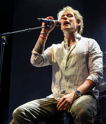 Danske Christopher spiller op til Havefest paa Plaenen i Tivoli fredag den 25. juni 2021 med siddende publikum delt op i to sektioner. Havefest afloeser Fredagsrock, der er aflyst paa grund af Covid-19 Coronakrisen. , Copenhagen Copyright: TorbenxChristensen TorbenxChristensenx COP333 spdk20210626-010304-L