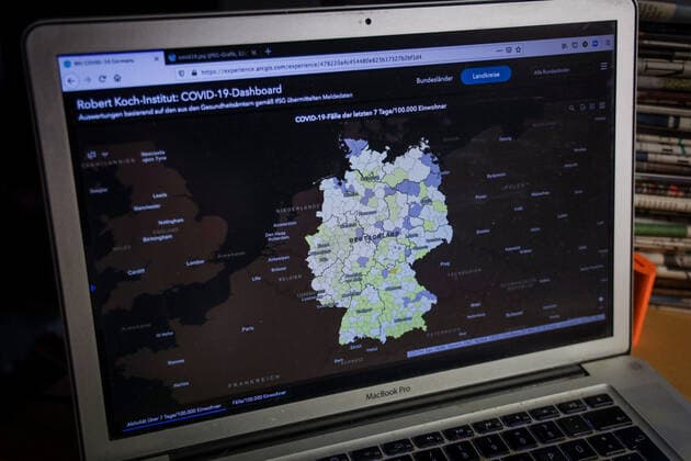 Coronavirus in Deutschland - Covid-19-Dashboard des Robert Koch-Institut 26.06.2021: Robert Koch-Institut: 7-Tage-Inzidenz 5,9. 7-Tage-Fallzahl 4.924. COVID-19-Fälle 3.726.172. Zugang um 592 gegenüber dem Vortag. COVID-19-Todesfälle 90.746. Zugang um 68 gegenüber dem Vortag.