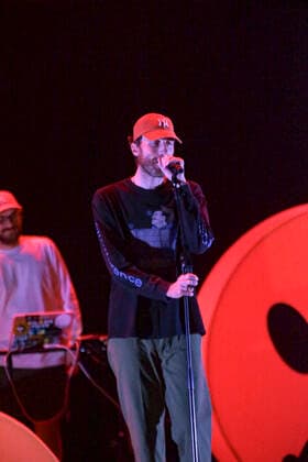 Italy: Mecna in concert at the Cavea Mecna in concert at the Cavea. The rapper also presented his latest song in which Ghemon and Ginevra collaborated. Rome Lazio Italy Cavea Auditrorium Parco della Musica Copyright: DanielaxFranceschelli