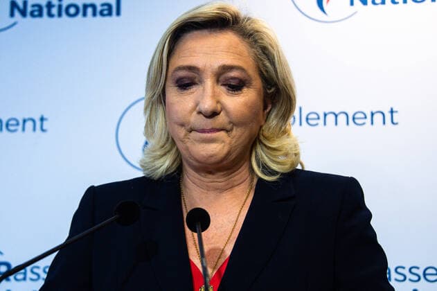 Bilder des Jahres 2021, News 06 Juni News Themen der Woche KW25 News Bilder des Tages Marine Le Pen ( Front National ) a la soiree electoral du Rassemblement National NEWS : Soiree electoral du Rassemblement National - Paris - 27 06 2021 FedericoPestellini Panoramic 