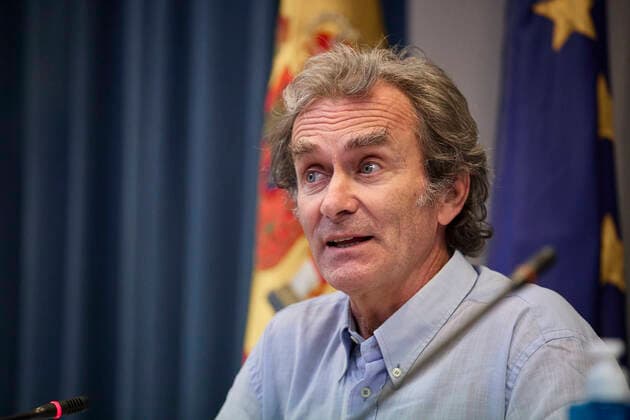 The director of the Centre for Coordination of Alerts and Health Emergencies, Fernando Simon, during a conference to report on the Covid-19 pandemic, 28 June 2021, at the Ministry of Health, Madrid, (Spain). According to the latest updates, the incidence has registered its fourth consecutive increase, rising by five points to 100 cases per 100,000 inhabitants. The incidence of the pandemic is now at 100 cases per 100,000 inhabitants. 28 JUNE 2021 LagenciaEP PRESS J. Hellin. POOL 06 28 2021 Madrid Madrid Spain Copyright: xLagenciaEPxPRESS J.xHellin.xPOOLx 3814076