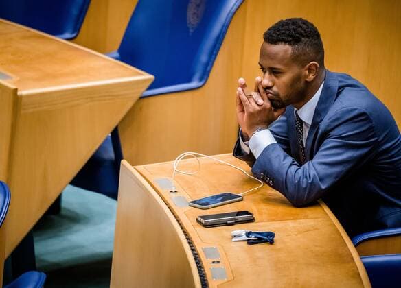 THE HAGUE - Haptamu de Hoop (Pvda) during the weekly question time in the House of Representatives. ANP BART SIZE Copyright: xHollandsexHoogtex xxANPx x433184394x
