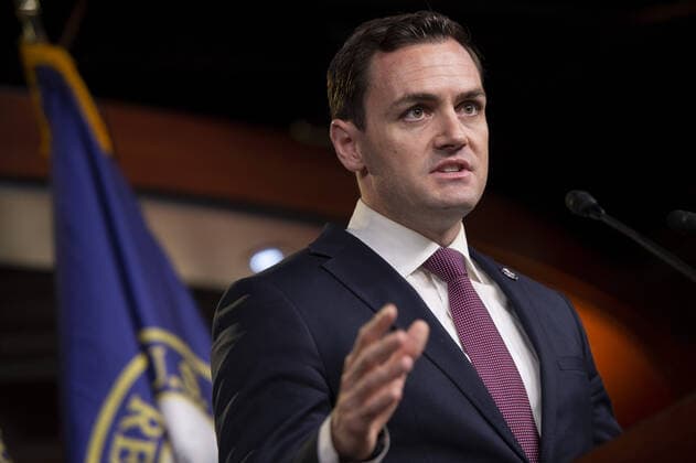 Rep. Mike Gallagher, R-WI, and other House Republicans hold a press conference on the COVID-19 virus, at the U.S. Capitol in Washington, DC., on Tuesday, June 29, 2021.  WAP20210629763 BONNIExCASH