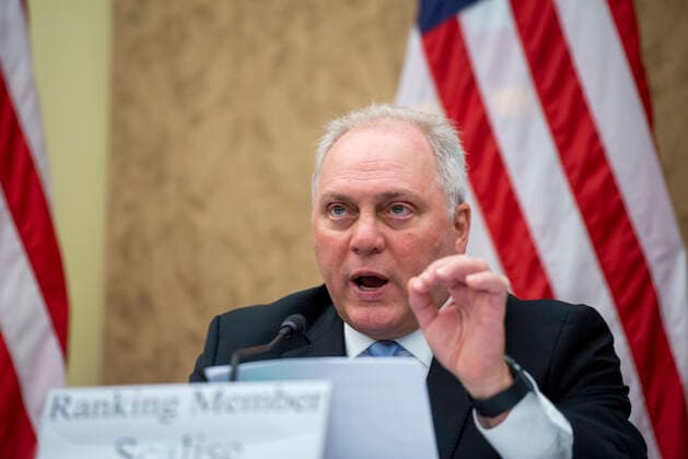 June 29, 2021, Washington, District of Columbia, USA: United States House Minority Whip Steve Scalise (Republican of Louisiana) offers remarks at a Republican-led forum on the origins of the COVID-19 virus, at the U.S. Capitol, at the US Capitol in Washington, DC, Tuesday, June 29, 2021. Credit: Rod Lamkey CNP Washington USA - ZUMAs152 20210629_zaa_s152_084 Copyright: xRodxLamkeyx-xCnpx