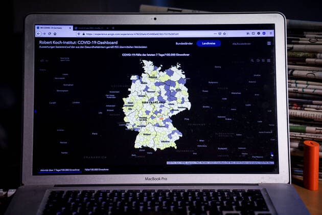 Coronavirus in Deutschland - Covid-19-Dashboard des Robert Koch-Institut 30.06.2021: Robert Koch-Institut: 7-Tage-Inzidenz 5,2. 7-Tage-Fallzahl 4.314. COVID-19-Fälle 3.728.141. Zugang um 808 gegenüber dem Vortag. COVID-19-Todesfälle 90.875. Zugang um 56 gegenüber dem Vortag.