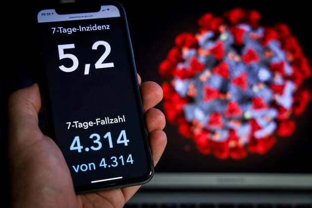 Coronavirus in Deutschland - Covid-19-Dashboard des Robert Koch-Institut 30.06.2021: Robert Koch-Institut: 7-Tage-Inzidenz 5,2. 7-Tage-Fallzahl 4.314. COVID-19-Fälle 3.728.141. Zugang um 808 gegenüber dem Vortag. COVID-19-Todesfälle 90.875. Zugang um 56 gegenüber dem Vortag.