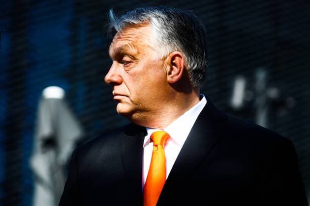 Viktor Orban At V4 Presidency Summit In Poland Viktor Orban, the Prime Minister of Hungary, is photographed during the Visegrad Group Heads of State meeting in Katowice, Poland on June 30, 2021. The meeting concluded V4 Poland™s presidency and passed it to Hungary. Katowice Poland zawrzel-viktoror210630_npSdp  Copyright: xBeataxZawrzelx