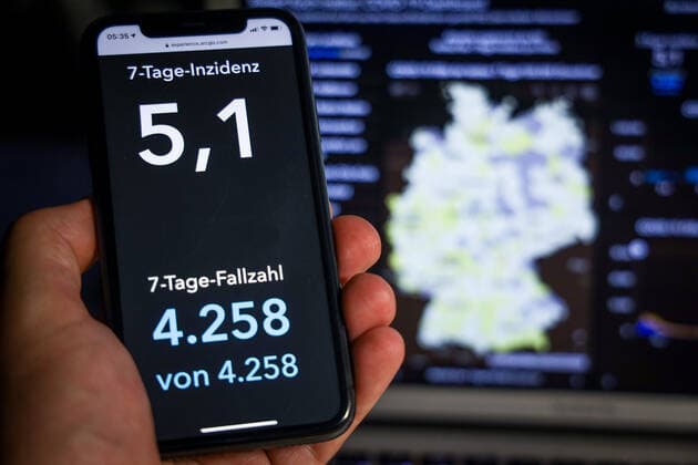 Coronavirus in Deutschland - Covid-19-Dashboard des Robert Koch-Institut 01.07.2021: Robert Koch-Institut: 7-Tage-Inzidenz 5,1. 7-Tage-Fallzahl 4.258. COVID-19-Fälle 3.729.033. Zugang um 892 gegenüber dem Vortag. COVID-19-Todesfälle 90.938. Zugang um 63 gegenüber dem Vortag.