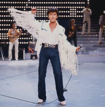 Gestatten, Rex Gildo!, Unterhaltungsshow, Deutschland 1981, Gastgeber: Schlagersänger Rex Gildo KPA Nur redaktionelle Nutzung. Editorial usage only. UnitedArchives55004109