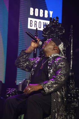 HOLLYWOOD, CA - JULY 1: Bobby Brown at Keith Sweat VERZUZ Bobby Brown at Avalon in Hollywood, California on July 1, 2021. Copyright: xWalikxGoshorn MediaPunchx