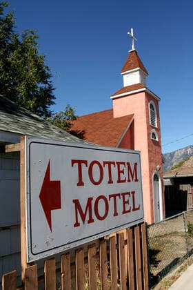 Der Ort Lytton ( British Columbia Kanada ), Aufnahme vom 11. September 2008. Die kanadische Ortschaft ist am 1. Juli 2021 von einem Feuer nahezu komplett zerstört worden. ARCHIVBILD: Lytton ( Kanada )