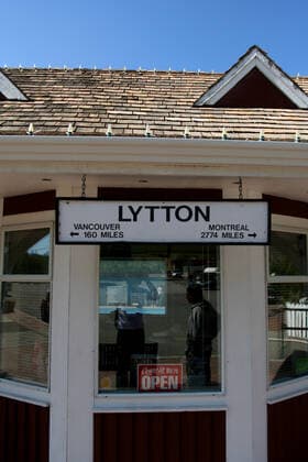 Der Ort Lytton ( British Columbia Kanada ), Aufnahme vom 11. September 2008. Die kanadische Ortschaft ist am 1. Juli 2021 von einem Feuer nahezu komplett zerstört worden. ARCHIVBILD: Lytton ( Kanada )