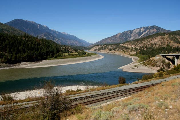 Der Ort Lytton ( British Columbia Kanada ), Aufnahme vom 11. September 2008. Die kanadische Ortschaft ist am 1. Juli 2021 von einem Feuer nahezu komplett zerstört worden. ARCHIVBILD: Lytton ( Kanada )