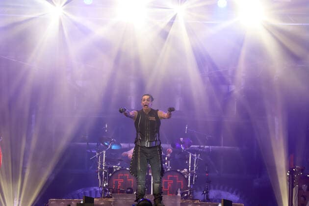 Feuerengel - A Tribute to Rammstein live beim Strandkorb Konzert in Hamburg Hamburg Cruise Center Steinwerder Hamburg Deutschland Copyright: xLobeca RalfxHomburgx