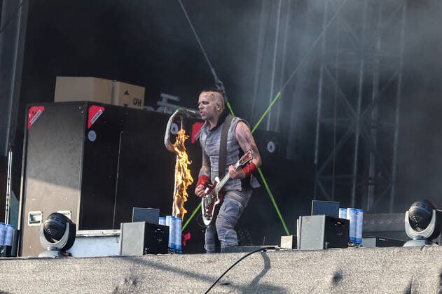 Feuerengel - A Tribute to Rammstein live beim Strandkorb Konzert in Hamburg Hamburg Cruise Center Steinwerder Hamburg Deutschland Copyright: xLobeca RalfxHomburgx