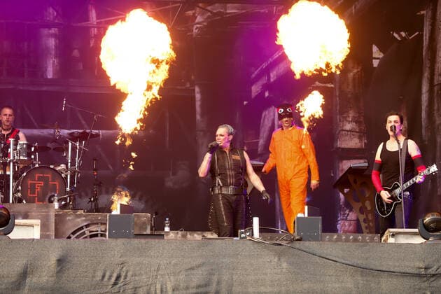 Feuerengel - A Tribute to Rammstein live beim Strandkorb Konzert in Hamburg Hamburg Cruise Center Steinwerder Hamburg Deutschland Copyright: xLobeca RalfxHomburgx