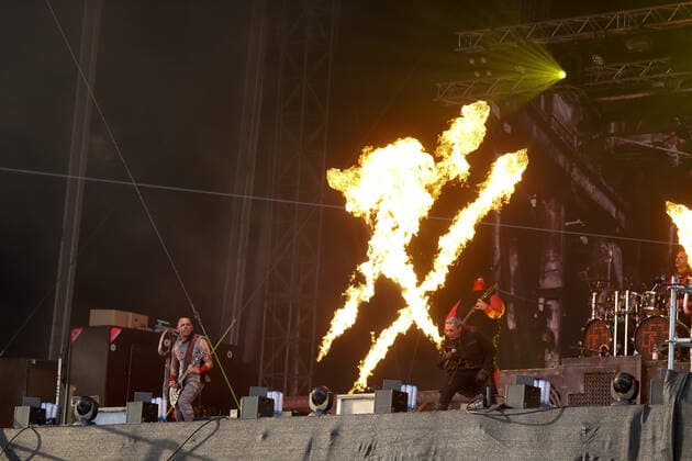 Feuerengel - A Tribute to Rammstein live beim Strandkorb Konzert in Hamburg Hamburg Cruise Center Steinwerder Hamburg Deutschland Copyright: xLobeca RalfxHomburgx