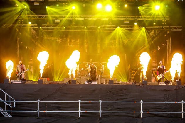 Feuerengel - A Tribute to Rammstein live beim Strandkorb Konzert in Hamburg Hamburg Cruise Center Steinwerder Hamburg Deutschland Copyright: xLobeca RalfxHomburgx