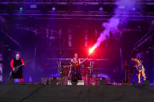 Feuerengel - A Tribute to Rammstein live beim Strandkorb Konzert in Hamburg Hamburg Cruise Center Steinwerder Hamburg Deutschland Copyright: xLobeca RalfxHomburgx