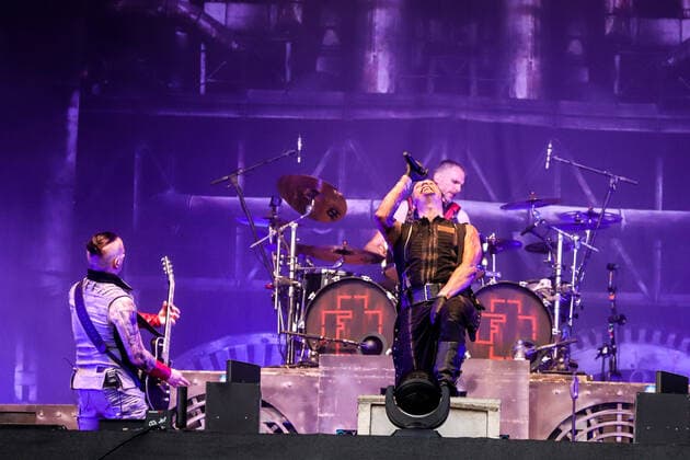 Feuerengel - A Tribute to Rammstein live beim Strandkorb Konzert in Hamburg Hamburg Cruise Center Steinwerder Hamburg Deutschland Copyright: xLobeca RalfxHomburgx