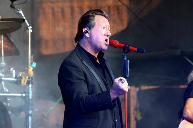 Claudius Dreilich von Karat live im Rahmen der Karat 45 Open Air Tour in der Kulturbrauerei. Görlitz, 03.07.2021