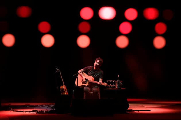 Italy: Fabrizio Moro Unplugged Tour 2021 Fabrizio Moro - Songs in the room - unplugged path 2021. Rome Italy Italy Auditorium Parco della Mus Copyright: DomenicoxCippitelli