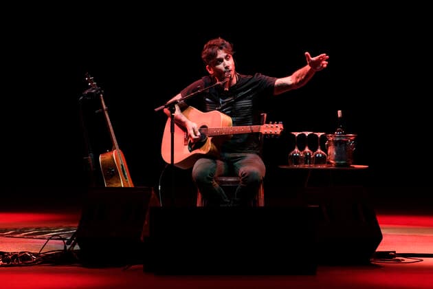 Italy: Fabrizio Moro Unplugged Tour 2021 Fabrizio Moro - Songs in the room - unplugged path 2021. Rome Italy Italy Auditorium Parco della Mus Copyright: DomenicoxCippitelli