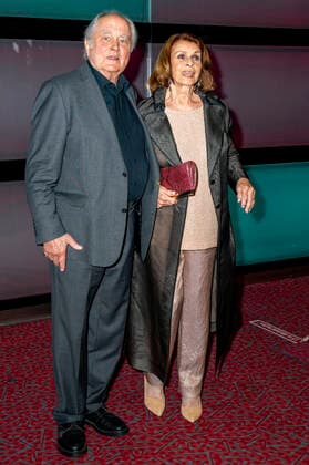 Michael Verhoeven mit Ehefrau Senta Berger bei der Verleihung vom CineMerit Award an Senta Berger auf dem 38. Filmfest München 2021 im Gasteig. München, 04.07.2021