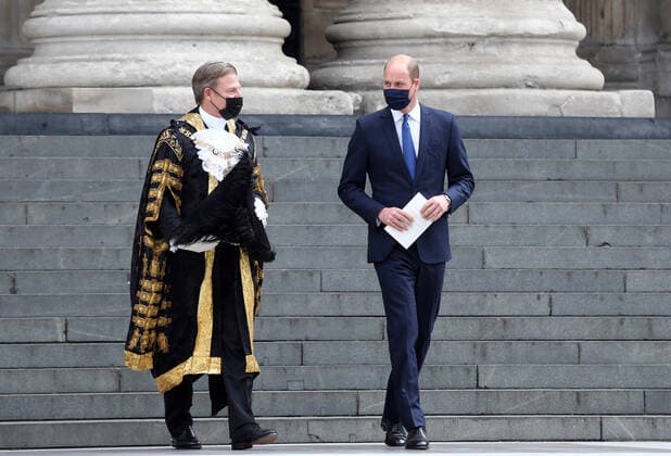 Bilder des Jahres 2021, Entertainment 07 Juli Entertainment Bilder des Tages July 5, 2021, London, England, United Kingdom: Duke of Cambridge Prince William arrive in St. PaulÃ¢â‚¬â ¢s Cathedral to mark the birthday of UKÃ¢â‚¬â ¢s National Health Service London United Kingdom - ZUMAs262 20210705_zip_s262_110 Copyright: xTayfunxSalcix