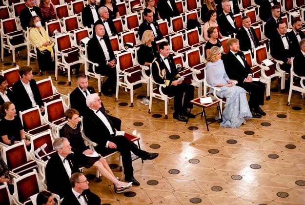 06-07-2021 Contraprestatie Queen Maxima and King Willem-Alexander attend the counter performance with the Royal Concertgebouw Orchestra at the Konzerthaus in Berlin on the 2nd day of the statevisit to Berlin, Germany. Â  Copyright: xPPEx