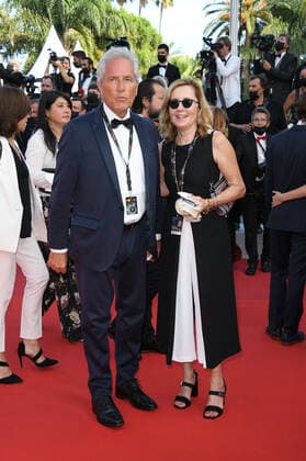 C74th Cannes Film Festival, Red Carpet Annette, pictured Francesco Rutelli, Barbara Palombelli  Copyright: xSimonexComix xIPAx xCannesxpoolx