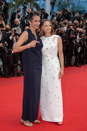 Jodie Foster, Alexandra Hedison attends the Annette screening and opening ceremony during the 74th annual Cannes Film Festival on July 06, 2021 in Cannes, France. Photo: Franck Boham imageSPACE Copyright: ximageSPACEx