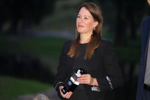 Franka Potente bei der Verleihung vom Margot-Hielscher-Preis auf dem 38. Filmfest München 2021 im Open Air Kino am Olympiasee. München, 06.07.2021