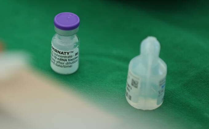 July 7, 2021, colombo, Sri Lanka: A vial of the Pfizer-BioNTech COVID-19 Vaccine are seen on sri Lankan Army Hospital in Colombo on July 7, 2021. colombo Sri Lanka. - ZUMAd152 20210707_znp_d152_003 Copyright: xPradeepxDambaragex