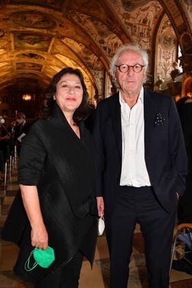 Eva Mattes und Günther Maria Halmer Verleihung des Bayerischen Verdienstorden 2021 Ehrung, Auszeichnung Antiquarium Residenz München 08. Juli 2021 *** Eva Mattes and Günther Maria Halmer Award of the Bavarian Order of Merit 2021 Honour, Award Antiquarium Residenz Munich 08 July 2021