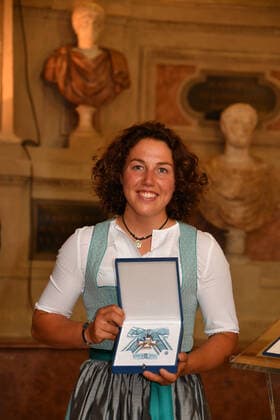 Entertainment Bilder des Tages Laura Dahlmeier Verleihung des Bayerischen Verdienstorden 2021 Ehrung, Auszeichnung Antiquarium Residenz München 08. Juli 2021