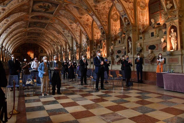 Übersicht Antiquarium Verleihung des Bayerischen Verdienstorden 2021 Ehrung, Auszeichnung Antiquarium Residenz München 08. Juli 2021
