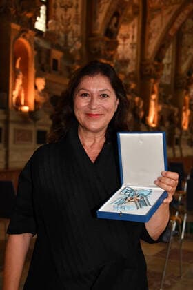 Eva Mattes Verleihung des Bayerischen Verdienstorden 2021 Ehrung, Auszeichnung Antiquarium Residenz München 08. Juli 2021