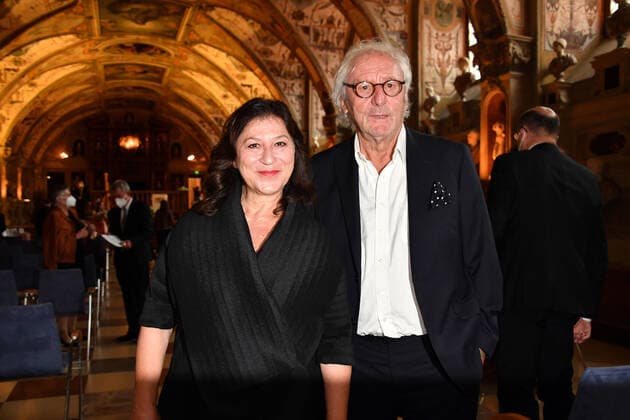 Eva Mattes und Günther Maria Halmer, die beiden Schauspieler und Preisträger bei der Verleihung vom Bayerischen Verdienstorden am 8.7.2021 in München Verleihung vom Bayerischen Verdienstorden 2021 inj München