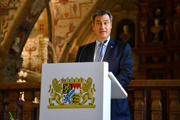 Markus Söder, der Politiker bei der Verleihung vom Bayerischen Verdienstorden am 8.7.2021 in München Verleihung vom Bayerischen Verdienstorden 2021 inj München