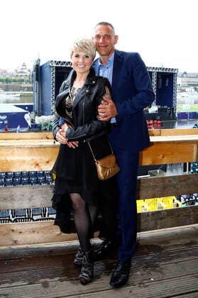 Linda Feller mit Ehemann Andreas Schmidt beim 15. Hope Jubiläumskonzert auf dem Areal der Filmnächte am Königsufer Dresden. Dresden, 07.08.2021