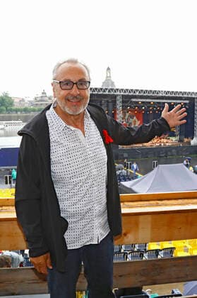 Wolfgang Stumph beim 15. Hope Jubiläumskonzert auf dem Areal der Filmnächte am Königsufer Dresden. Dresden, 07.08.2021