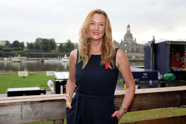 Daniela Schwerdt beim 15. Hope Jubiläumskonzert auf dem Areal der Filmnächte am Königsufer Dresden. Dresden, 07.08.2021